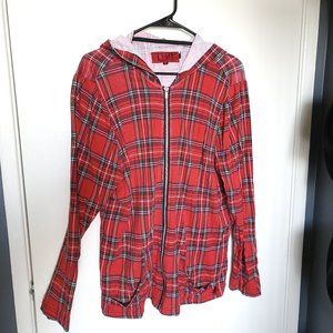Vintage Tripp NYC Plaid Hoodie